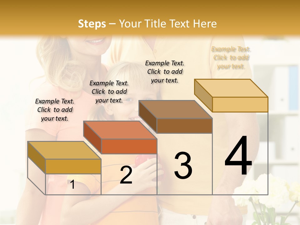 Child Father Group PowerPoint Template