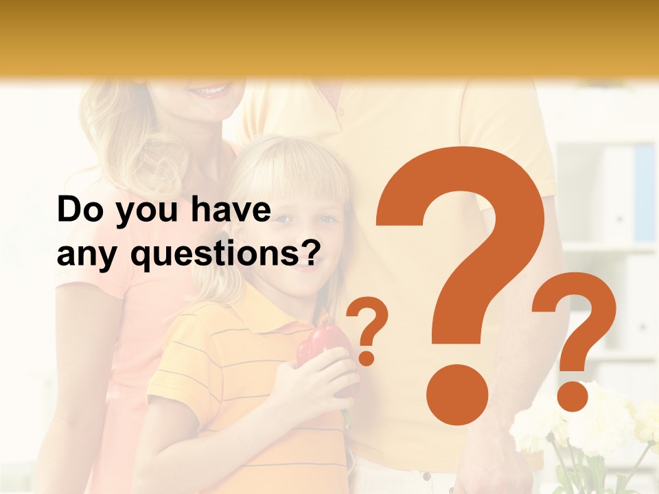 Child Father Group PowerPoint Template