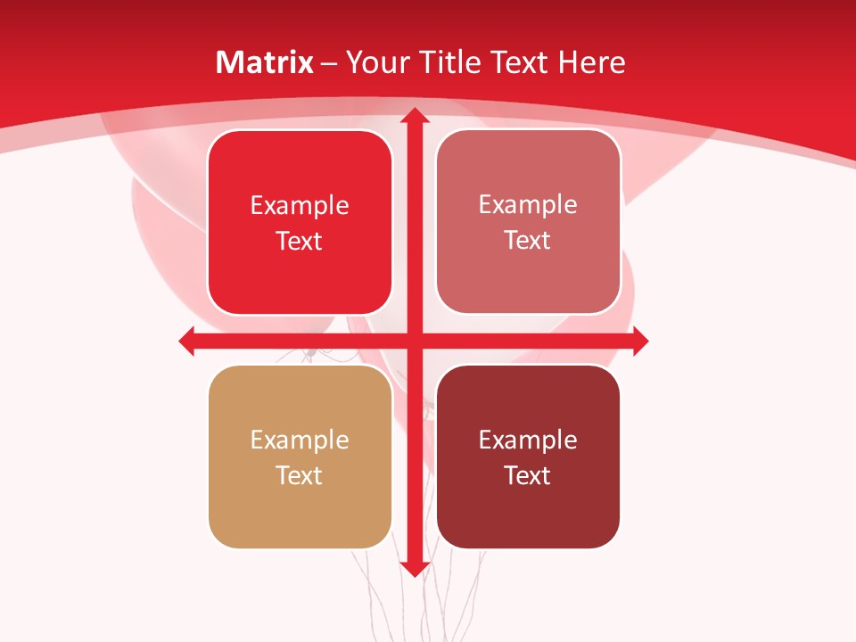 Heart Decoration Many PowerPoint Template