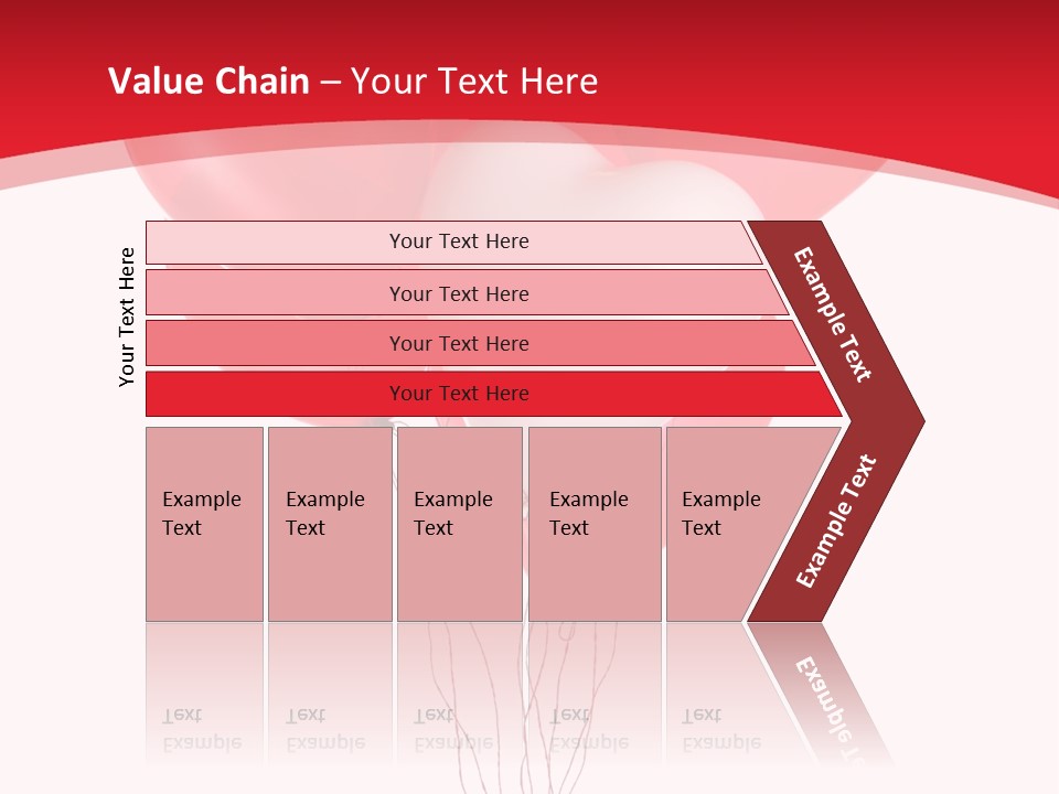 Heart Decoration Many PowerPoint Template