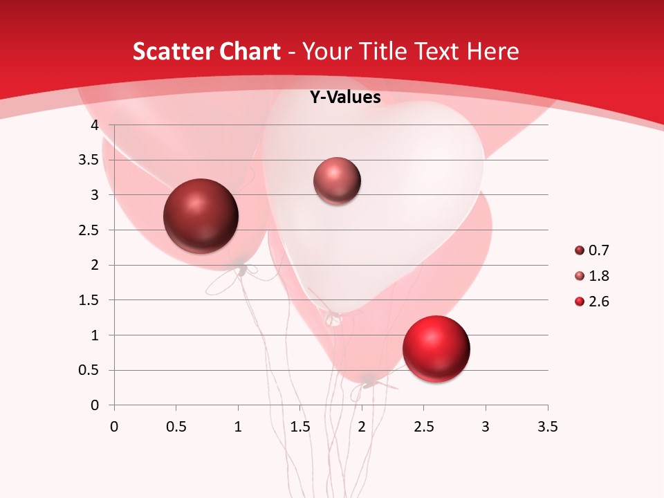Heart Decoration Many PowerPoint Template