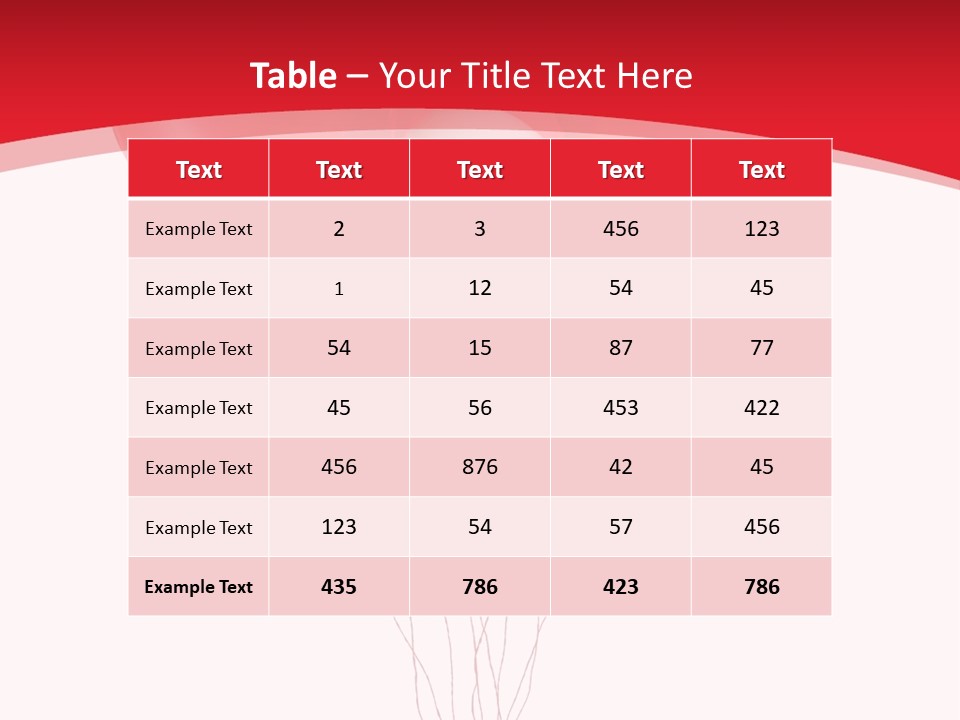 Heart Decoration Many PowerPoint Template