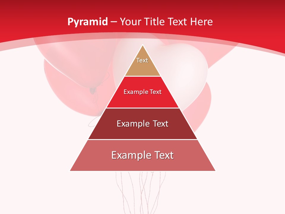 Heart Decoration Many PowerPoint Template
