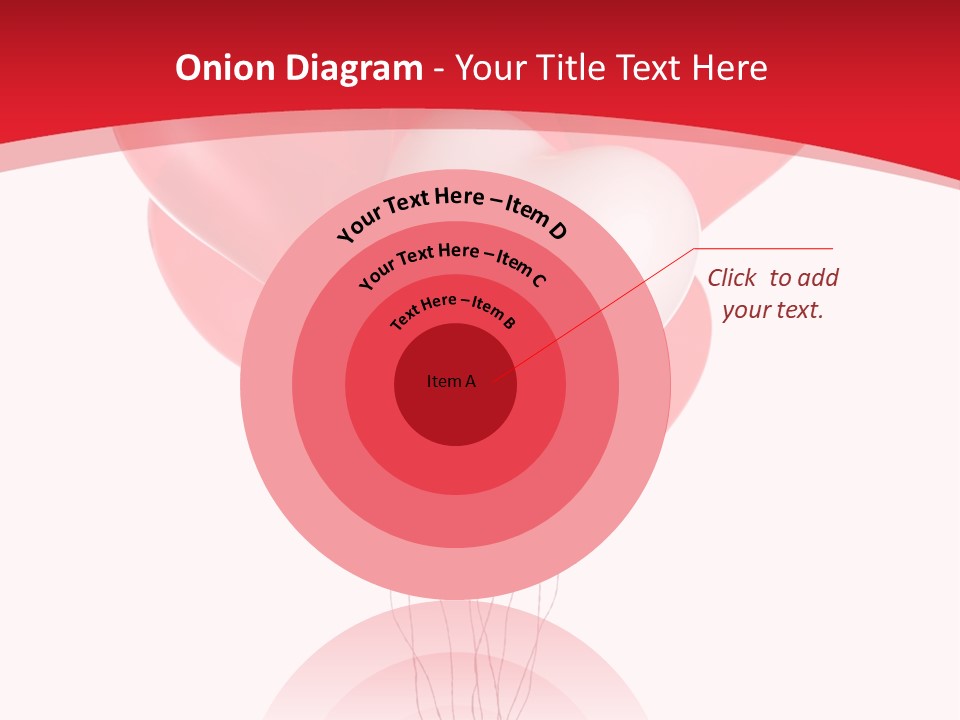 Heart Decoration Many PowerPoint Template