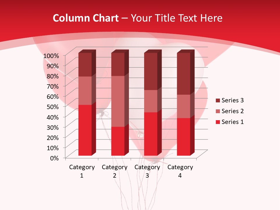 Heart Decoration Many PowerPoint Template