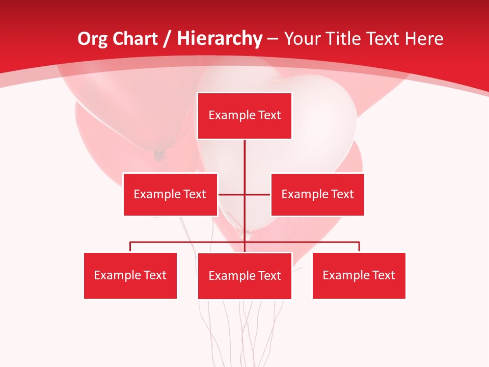Heart Decoration Many PowerPoint Template