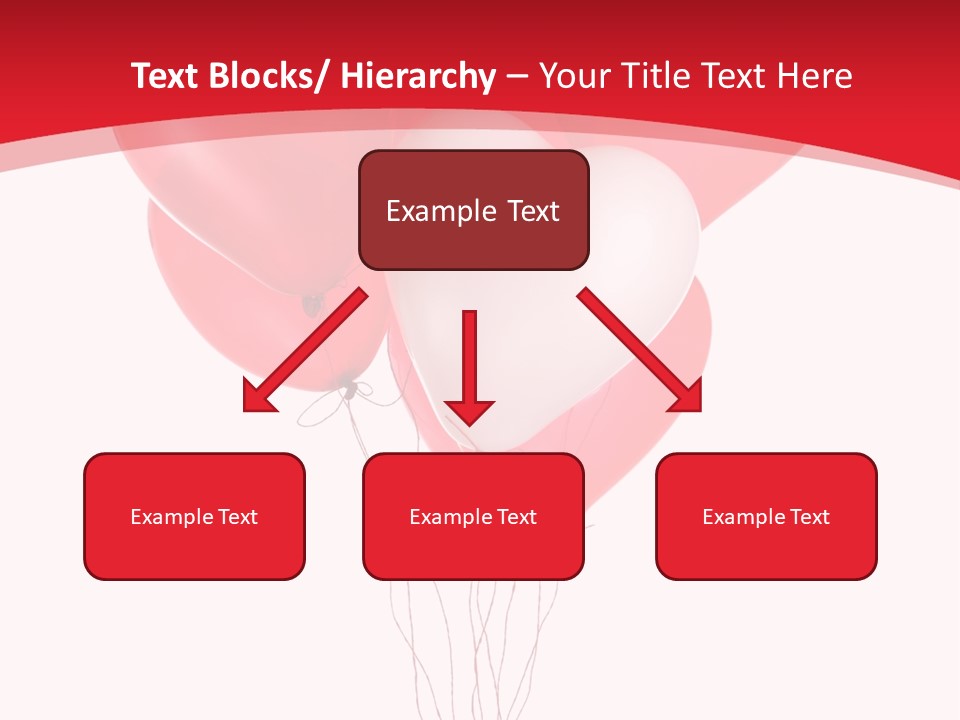 Heart Decoration Many PowerPoint Template