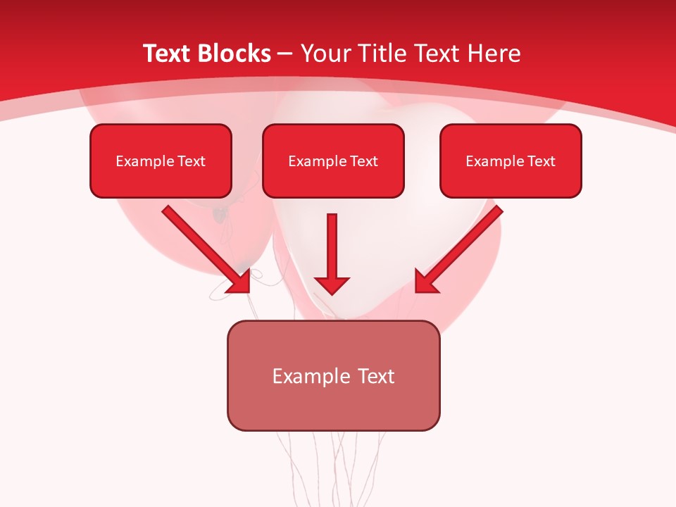 Heart Decoration Many PowerPoint Template