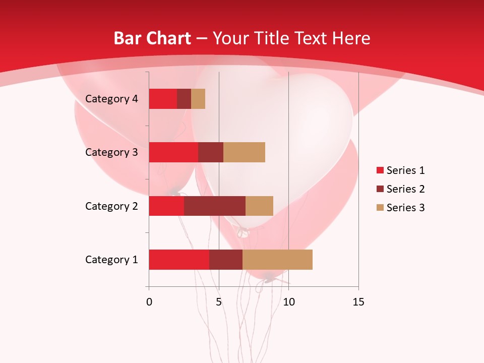 Heart Decoration Many PowerPoint Template