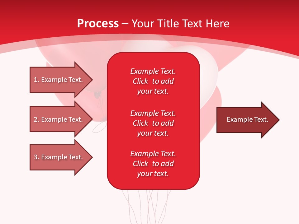 Heart Decoration Many PowerPoint Template