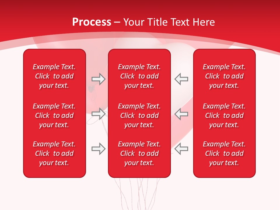 Heart Decoration Many PowerPoint Template