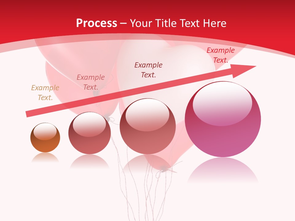 Heart Decoration Many PowerPoint Template