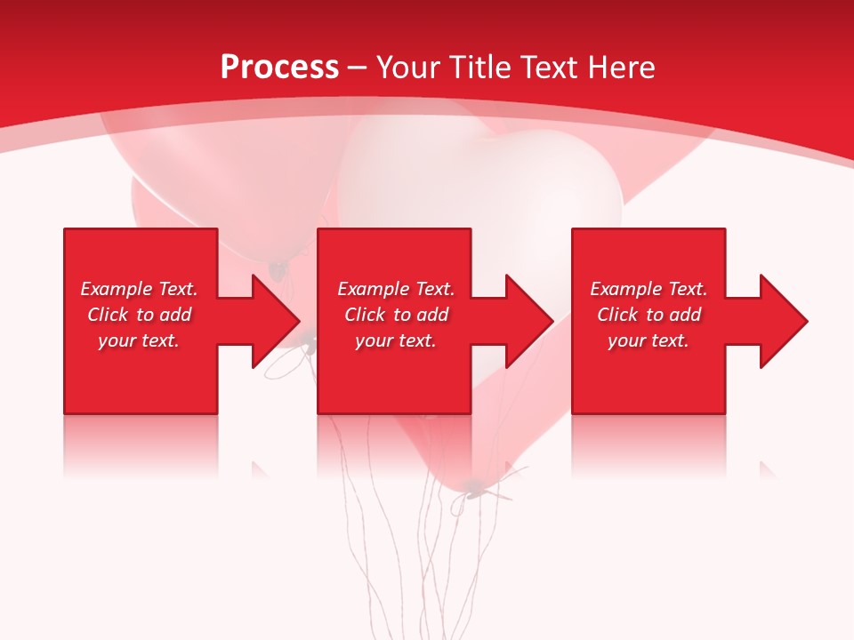 Heart Decoration Many PowerPoint Template