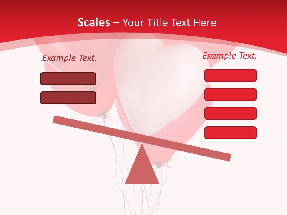 Heart Decoration Many PowerPoint Template
