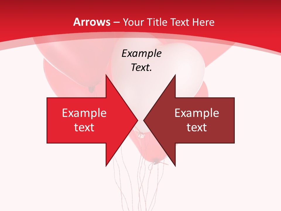 Heart Decoration Many PowerPoint Template
