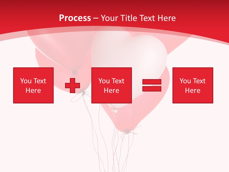 Heart Decoration Many PowerPoint Template