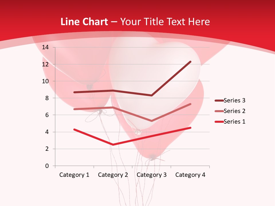 Heart Decoration Many PowerPoint Template