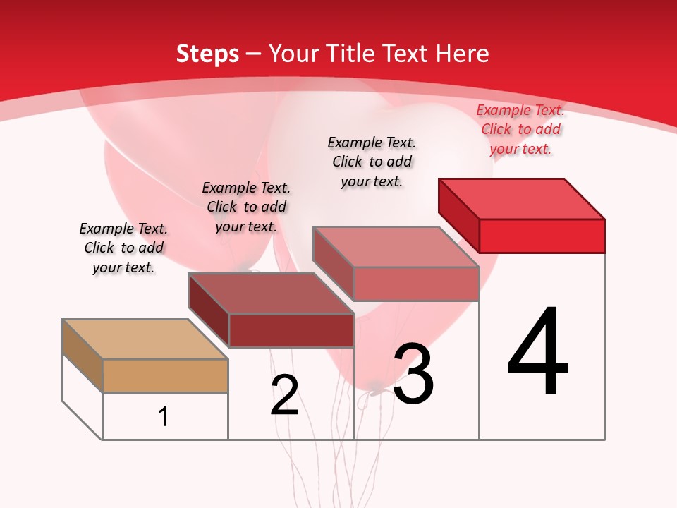 Heart Decoration Many PowerPoint Template