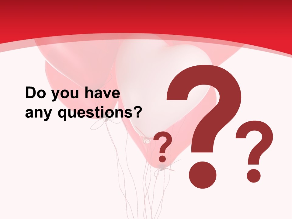 Heart Decoration Many PowerPoint Template