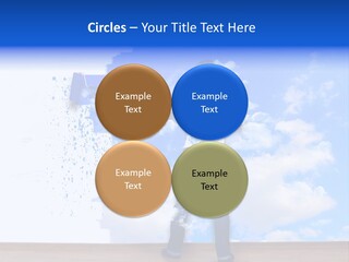 Globe Green Tree PowerPoint Template