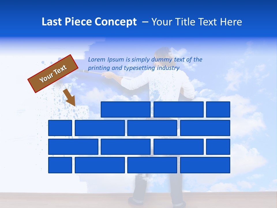 Globe Green Tree PowerPoint Template