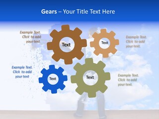 Globe Green Tree PowerPoint Template