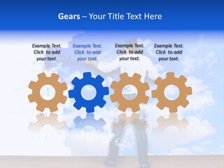 Globe Green Tree PowerPoint Template