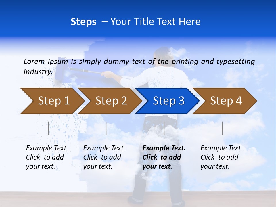 Globe Green Tree PowerPoint Template