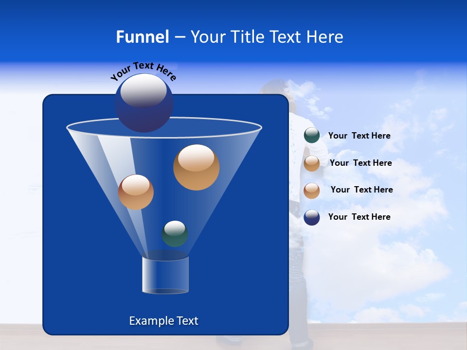 Globe Green Tree PowerPoint Template