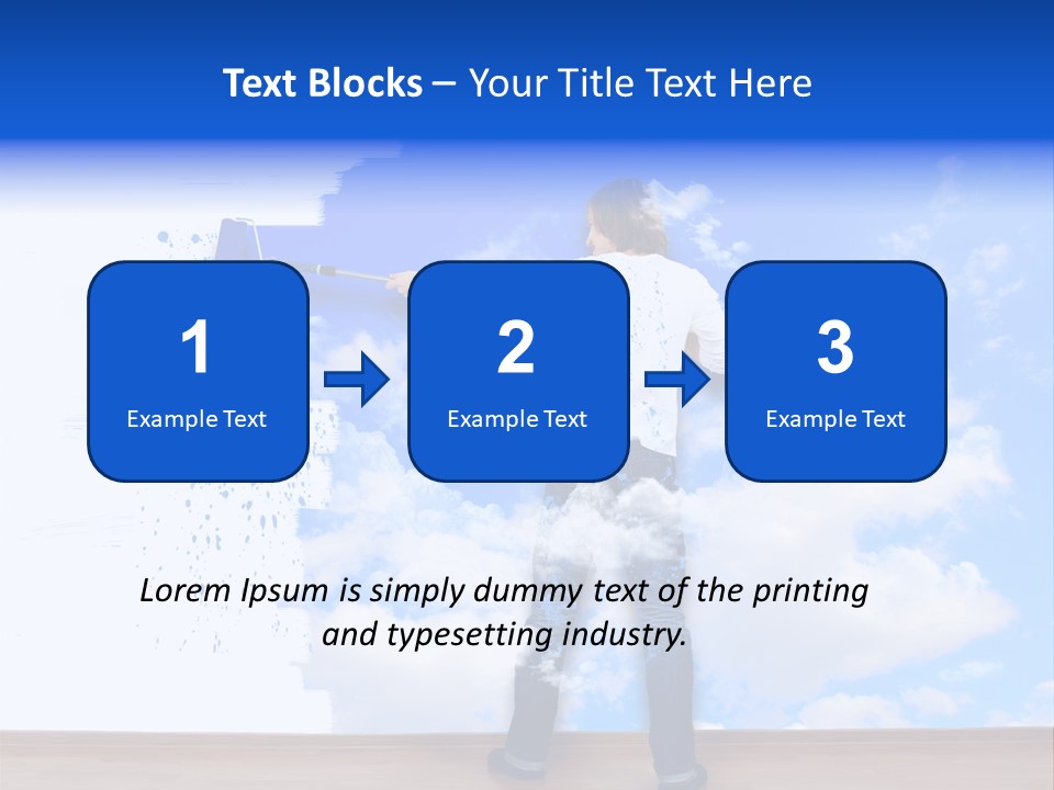 Globe Green Tree PowerPoint Template