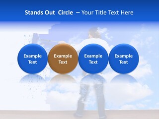 Globe Green Tree PowerPoint Template