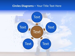 Globe Green Tree PowerPoint Template