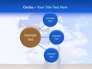 Globe Green Tree PowerPoint Template