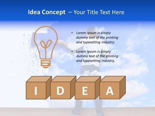 Globe Green Tree PowerPoint Template