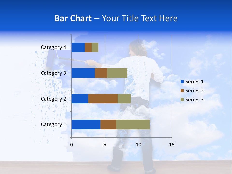Globe Green Tree PowerPoint Template