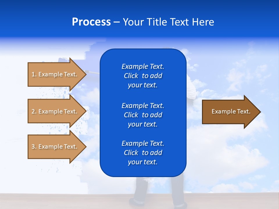 Globe Green Tree PowerPoint Template