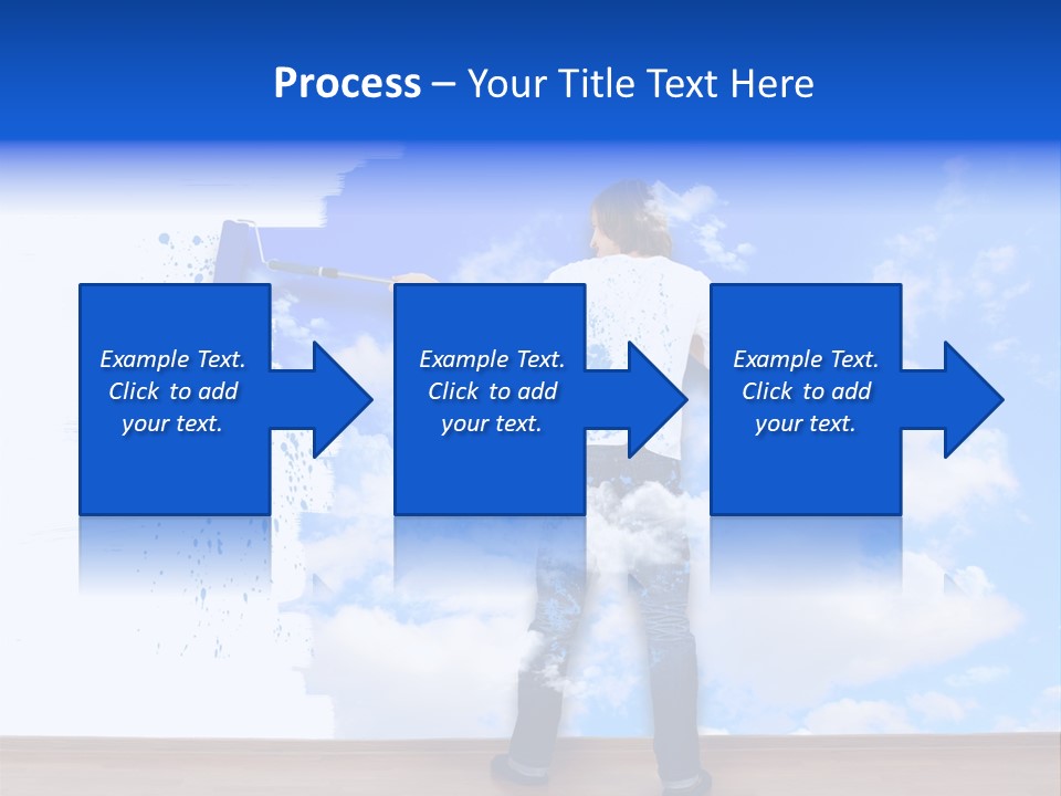 Globe Green Tree PowerPoint Template