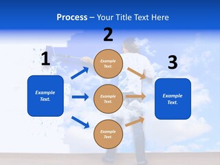 Globe Green Tree PowerPoint Template