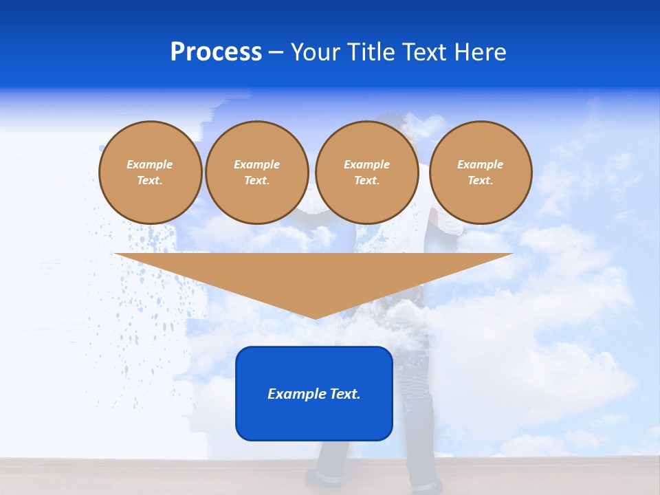Globe Green Tree PowerPoint Template
