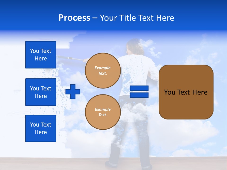 Globe Green Tree PowerPoint Template
