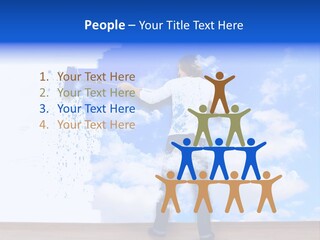Globe Green Tree PowerPoint Template