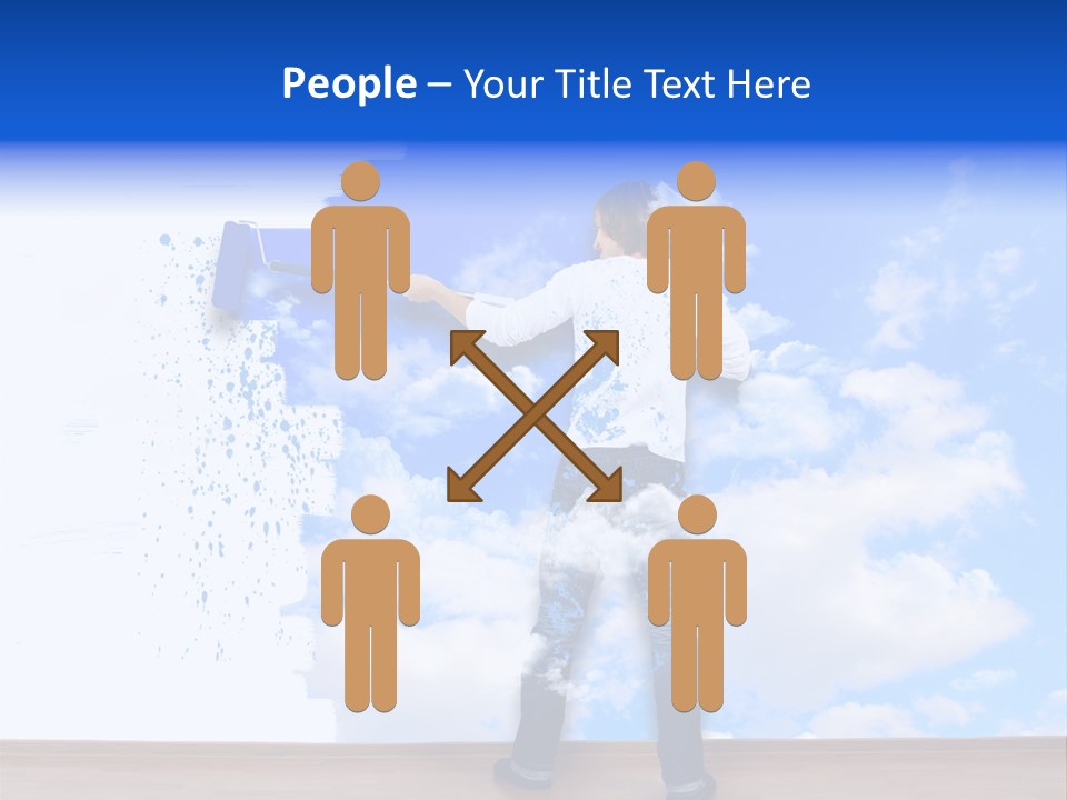 Globe Green Tree PowerPoint Template