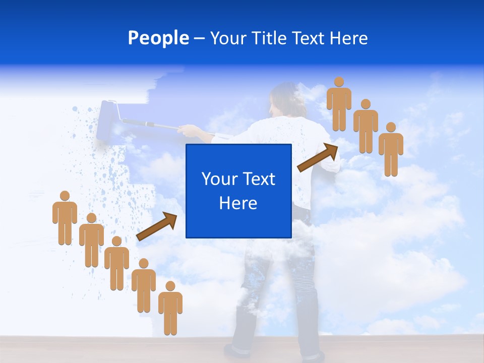 Globe Green Tree PowerPoint Template
