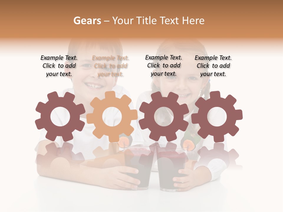 Vegetable Hand Studio PowerPoint Template