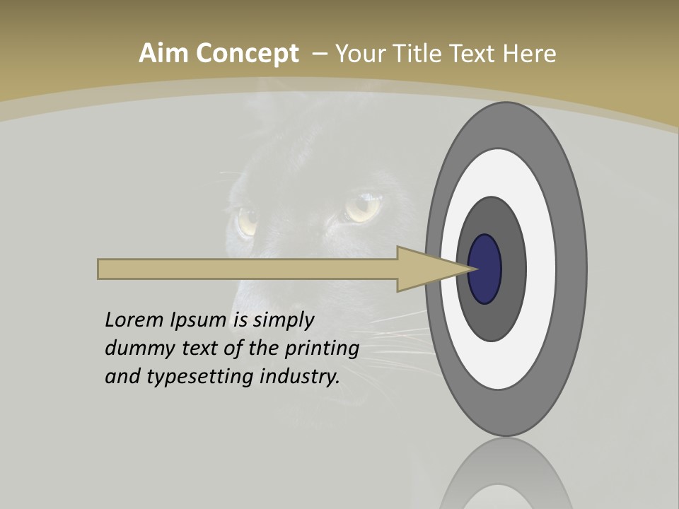 Black Nobody Detail PowerPoint Template