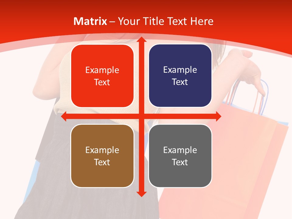 Nice Lady Gifts PowerPoint Template