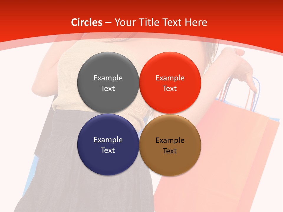 Nice Lady Gifts PowerPoint Template