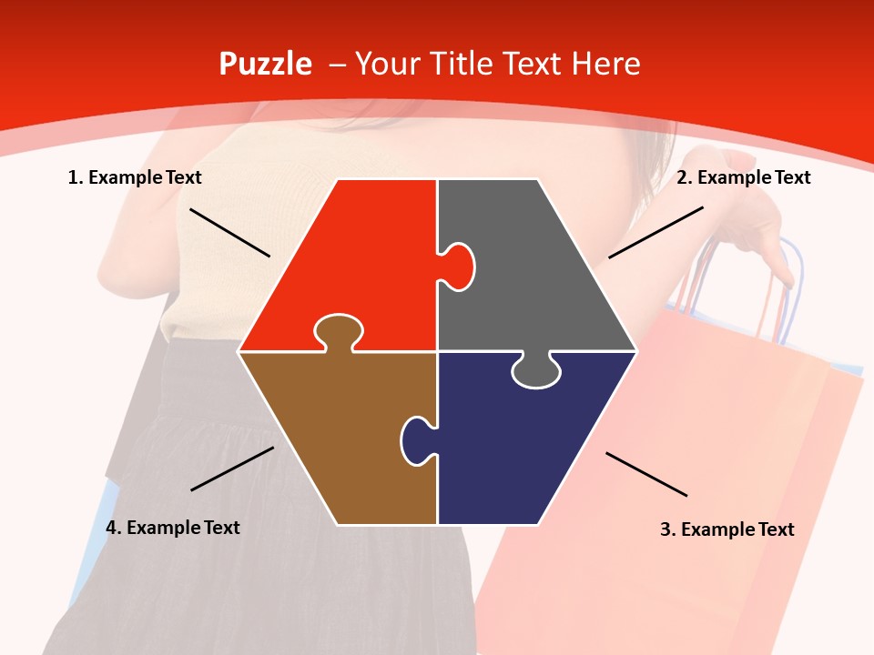 Nice Lady Gifts PowerPoint Template