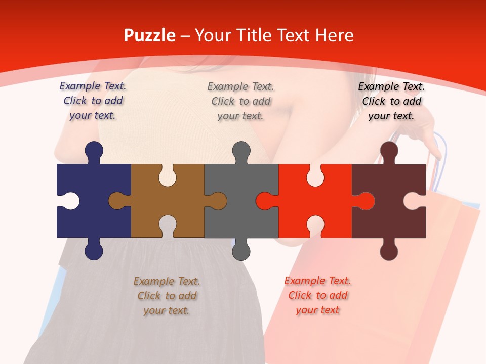 Nice Lady Gifts PowerPoint Template