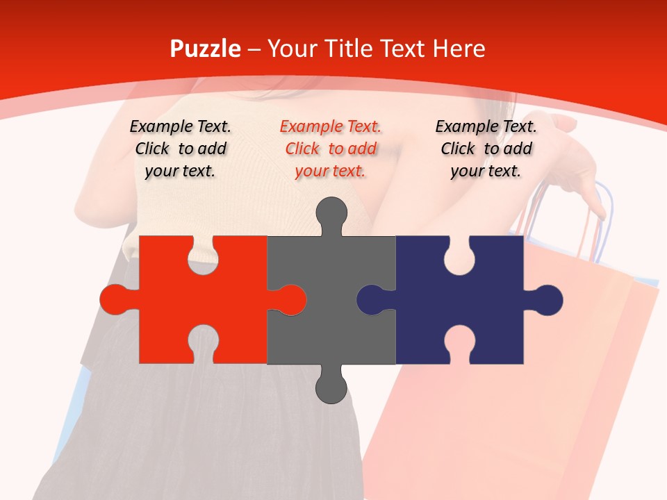 Nice Lady Gifts PowerPoint Template